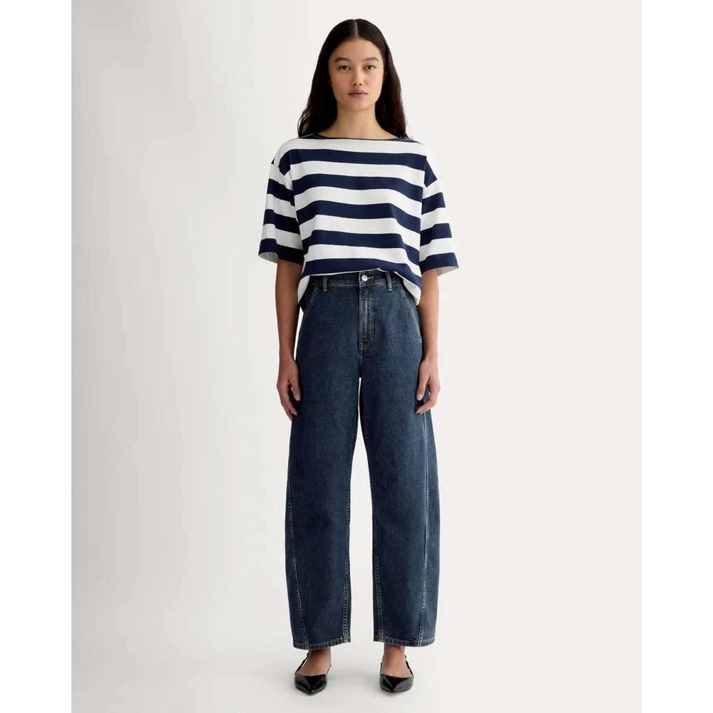 Everlane The Way-High Curve Jean Womens 28L Dark Indigo Tapered Leg Denim